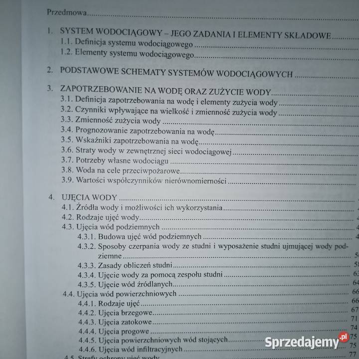 Sieci i obiekty wodociągowe Trójmiasto książki tradycyjny podręcznik Gdańsk