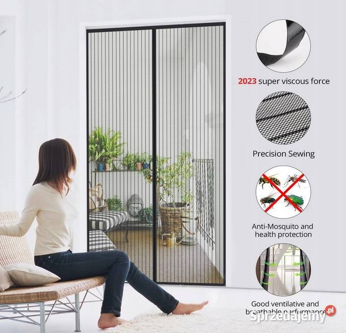 Moskitiera do drzwi 110 x 230 Myszyniec