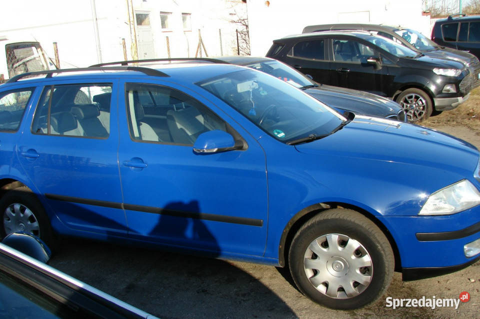 koda Octavia 19 TDI 105 II 20042013 niebieski Piła