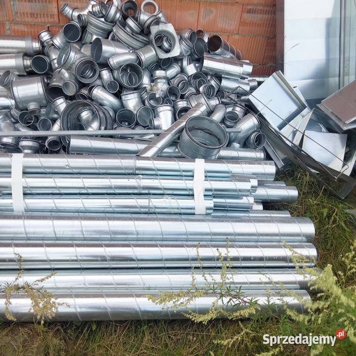 Sprzedam dużo elementów wentylacji rury tłumiki Pozostałe śląskie sprzedam