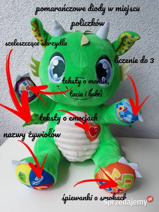 Przyjacielski smok włoskiej firmy Clementoni Zabawki Warszawa sprzedam