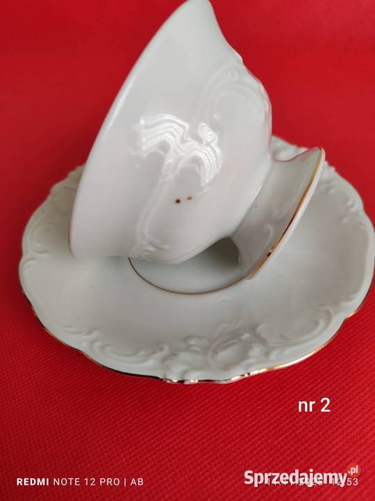Filiżanki Wawel porcelana z sygnaturami 3 kpt