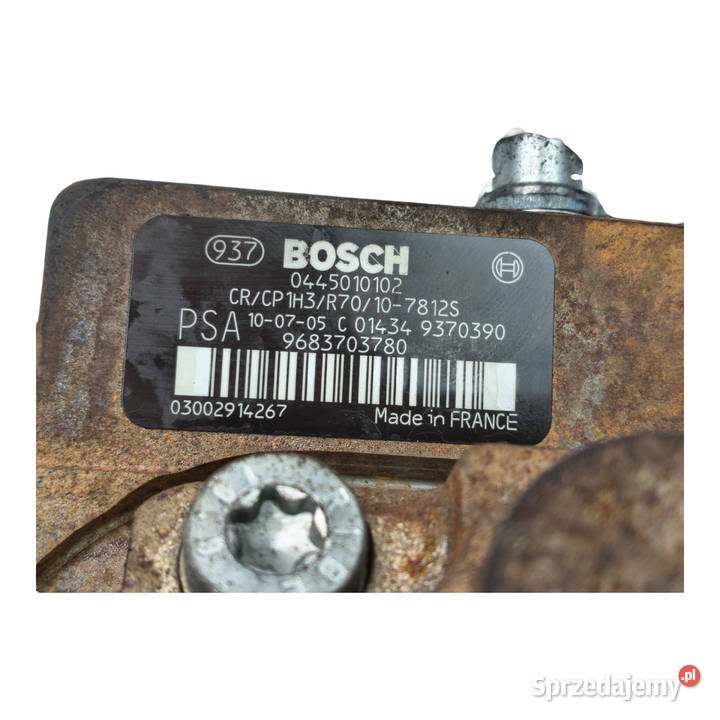 POMPA WTRYSKOWA Peugeot 307 308 Citroen C3 C4 16 Chełm
