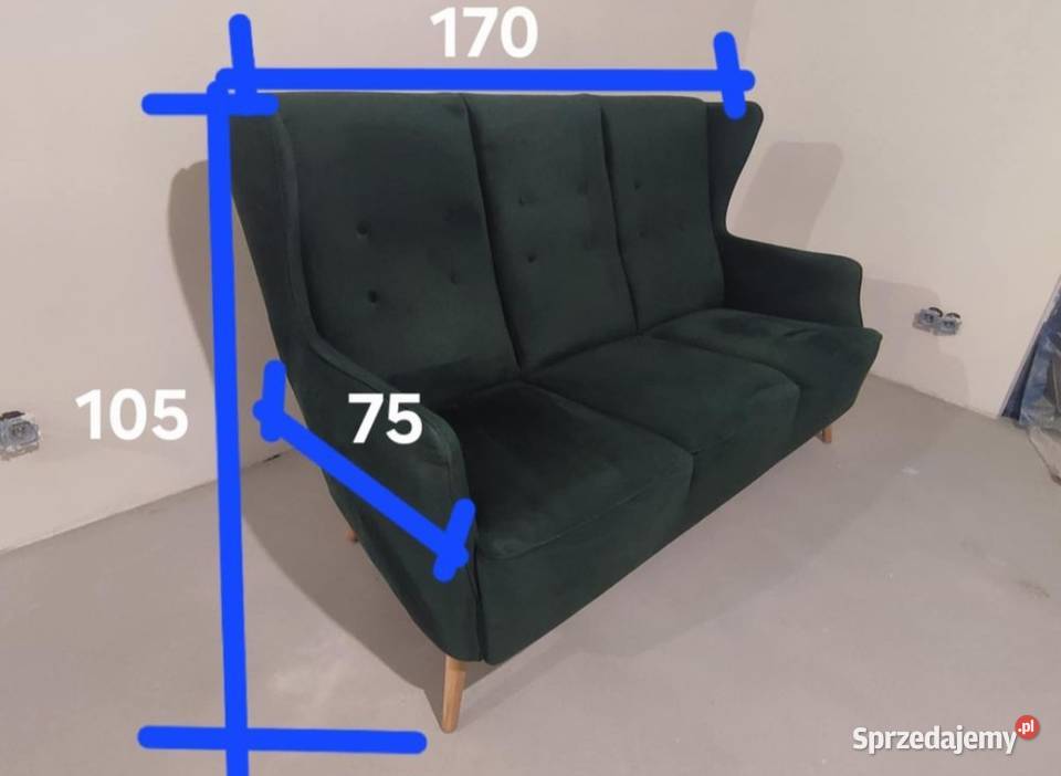 Sofa trzyosobowa 105cm mazowieckie