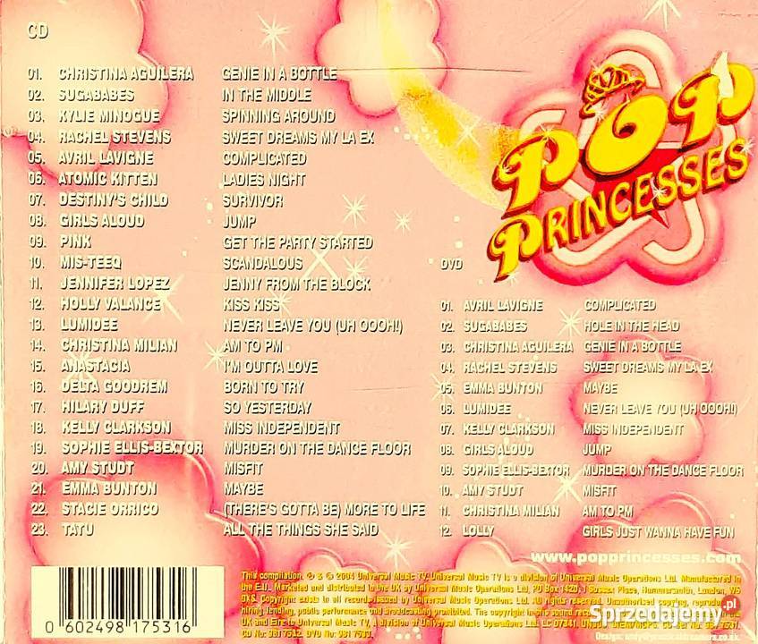 Składankę DISCO 2XCD Brits Hits The Album Of Lubin