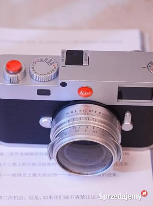 Srebrny model aparatu Leica Aparaty Zielona Góra sprzedam