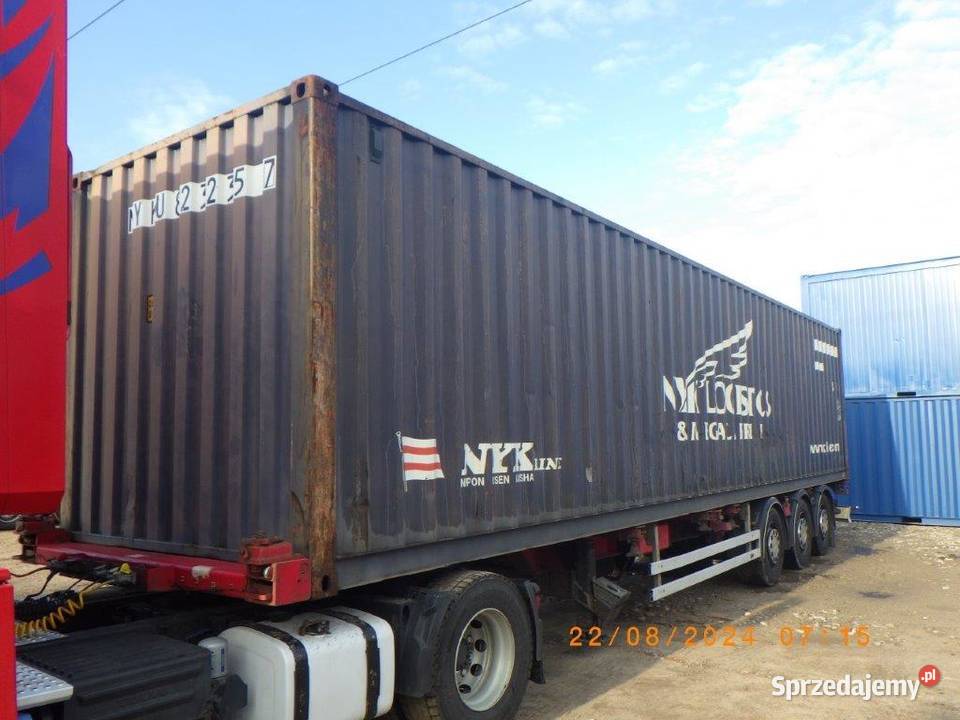 Kontenery morskie magazynowe budowlane 40DV Warka