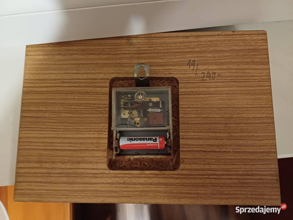 Retro zegar ścienny 70 80 lata dolnośląskie Lubań