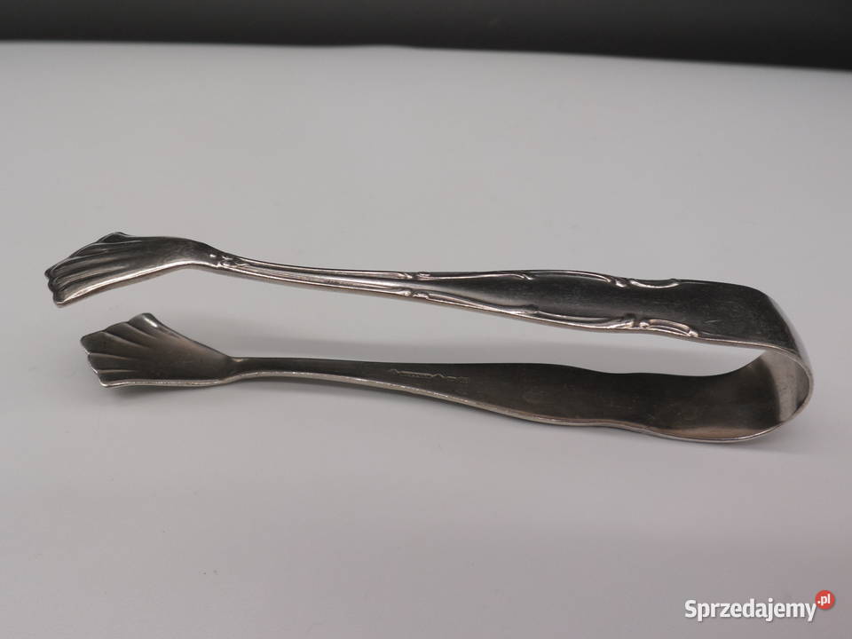 Posrebrzane szczypce do cukru marki Wellner Raszków