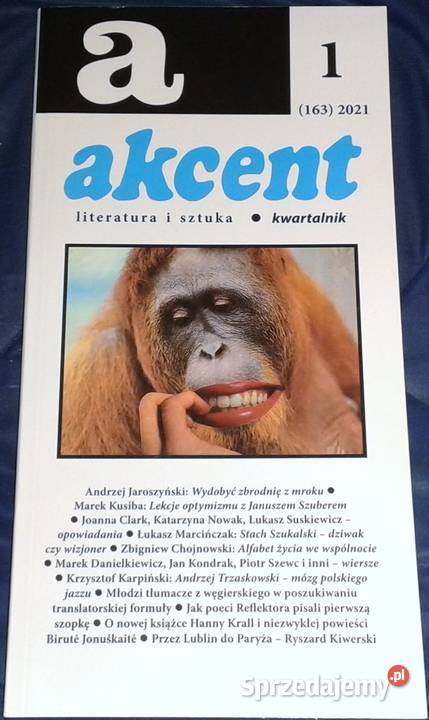 Akcent literatura i sztuka Kwartalnik 1 163 2021 Rok wydania 2021 Pozostałe lubelskie Chełm