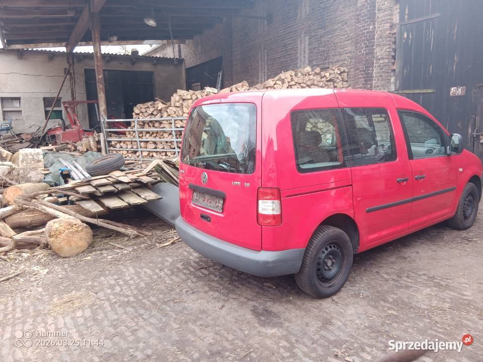 VW caddy life czerwony Caddy Sokolniki