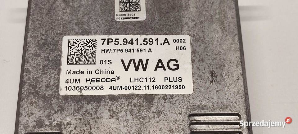 SEAT ATECA PRZETWORNICA MODUŁ LED 7P5941591A osobowe