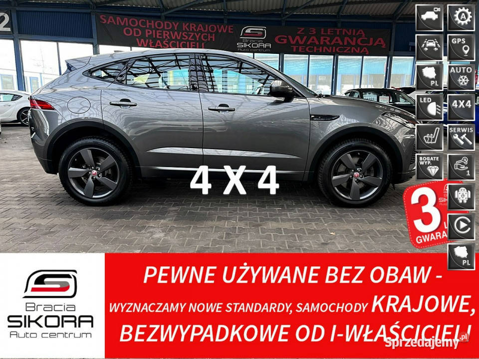 Jaguar EPace PANORAMA Chequered Flag 4x4 200 grafitowy Mysłowice
