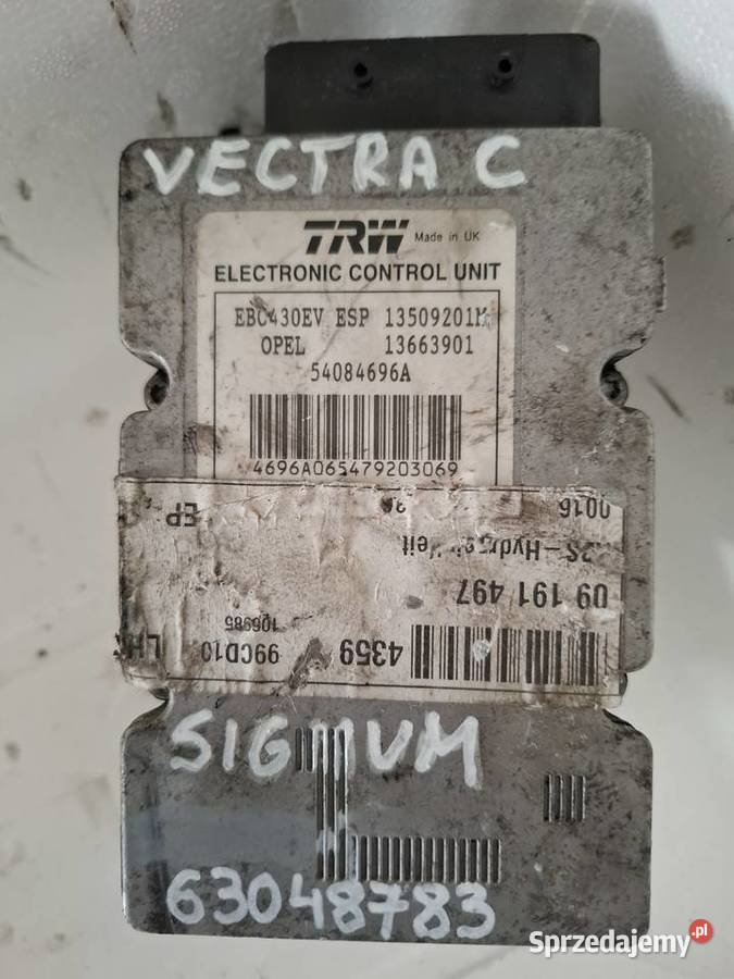 OPEL VECTRA C SIGNUM pompa ABS 09191497 osobowe Kielce