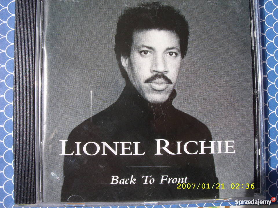 Pop CD LIONEL RICHIEBACK TO FRONT Płyty i kasety Kultura i Rozrywka Wołów