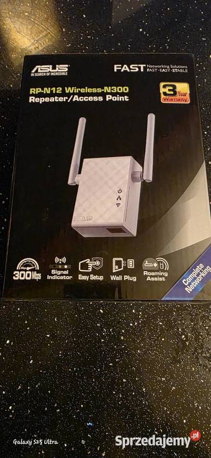 ASUS RPN12 wzmacniacz sygnału WiFi router Nowa Wieś Królewska
