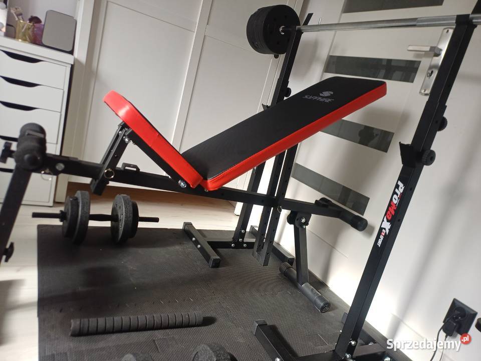 Ławka ławeczka do ćwiczeń Hantle gryf