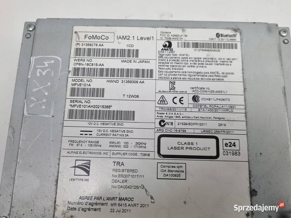 Volvo VOLVO V60 I S60 II XC60 I CZYTNIK Sprzęt audio fabryczny Chełm
