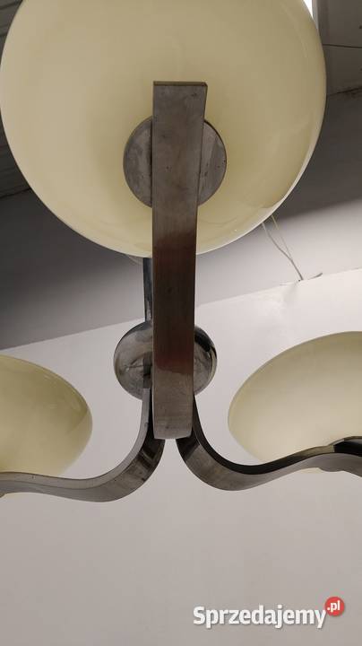 lampa sufitowa wisząca żyrandol art Deco lata 40 Oświetlenie Radomsko