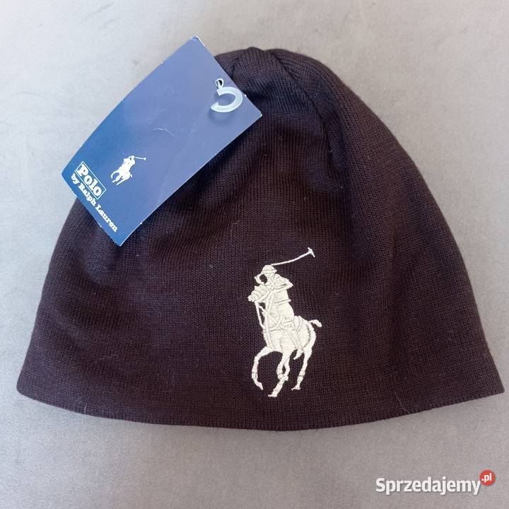 Brązowa czapka Ralph Lauren nowa Moda i Styl
