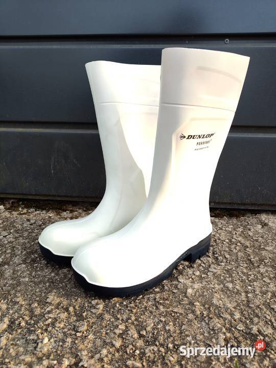 Kalosze Dunlop Stiefel Purofort MultiGrip wei 40 Łódź