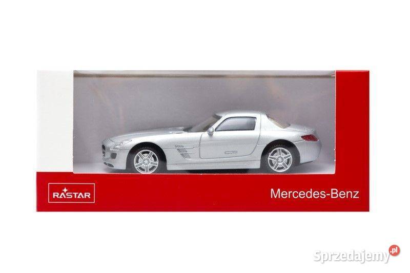 MERCEDES SLS 58100 Rastar 143 srebrny Poznań sprzedam
