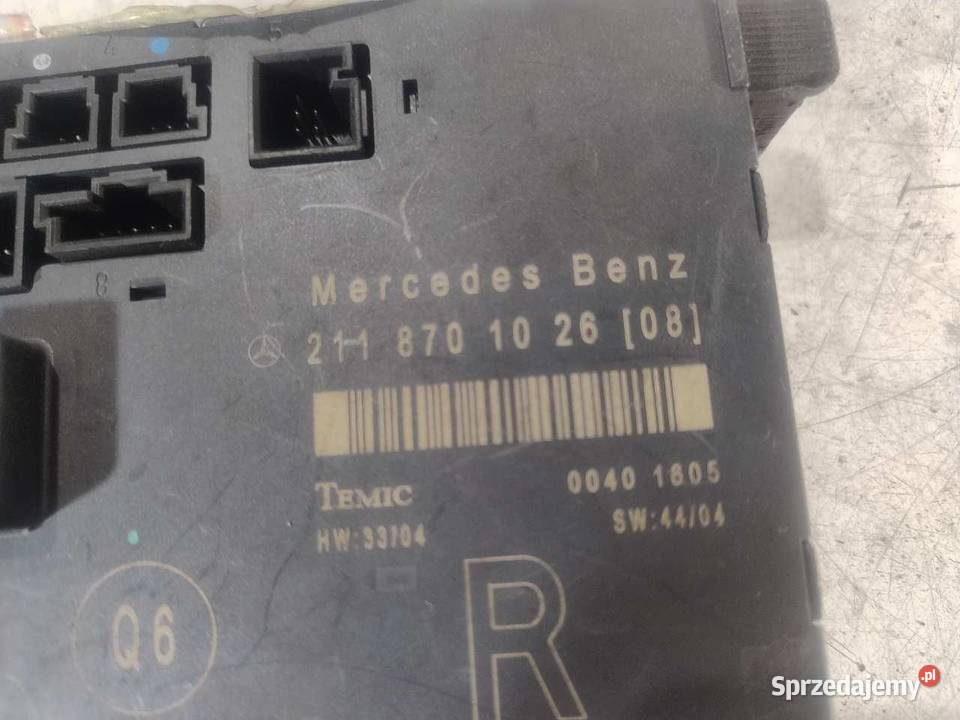 MODUŁ DRZWI PRAWY PRZÓD MERCEDES W211 2118701026