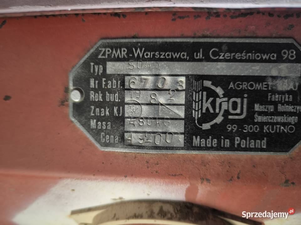 Siewnik do zboża poznaniak Agromet Kraj 27m Strzelce