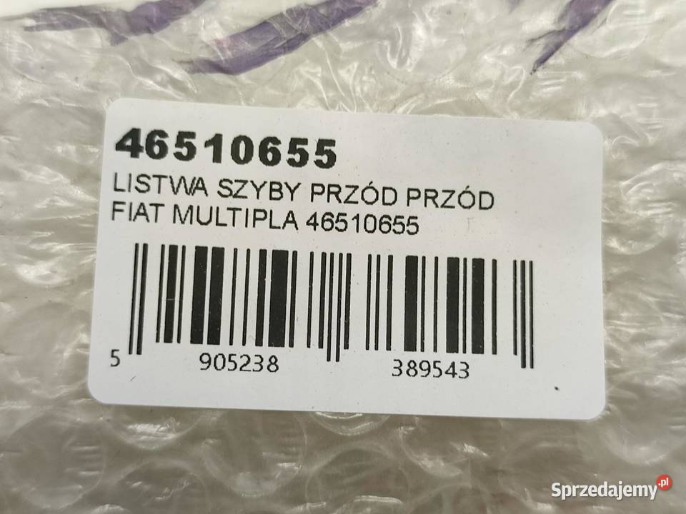 LISTWA SZYBY TYŁ FIAT MULTIPLA 19982010 NOWA osobowe