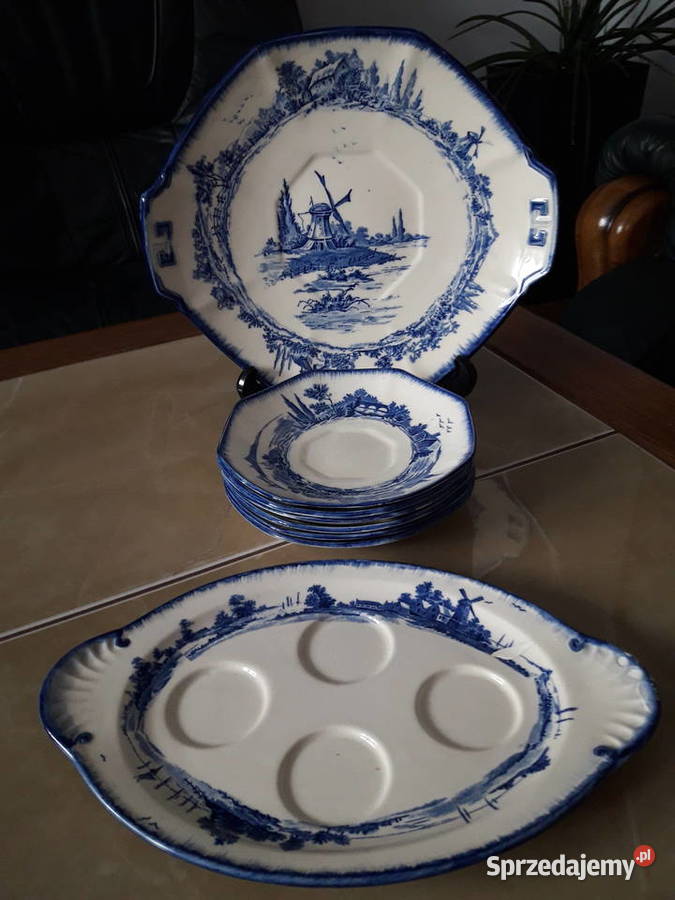 Antyczny zestaw2 naczyń Royal Doulton Janów Lubelski