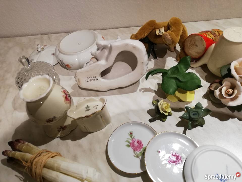 Bomboniera cukiernica róże porcelana różne Gorlice