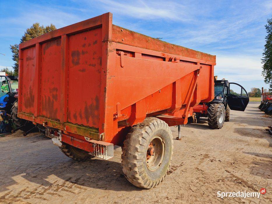 Przyczepa jednoosiowa 8t skorupowa Wywrotka MAM