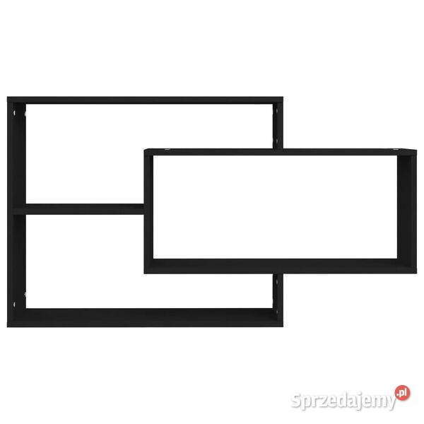 vidaXL Półki ścienne czarne 104x20x585 SKU800325 Warszawa