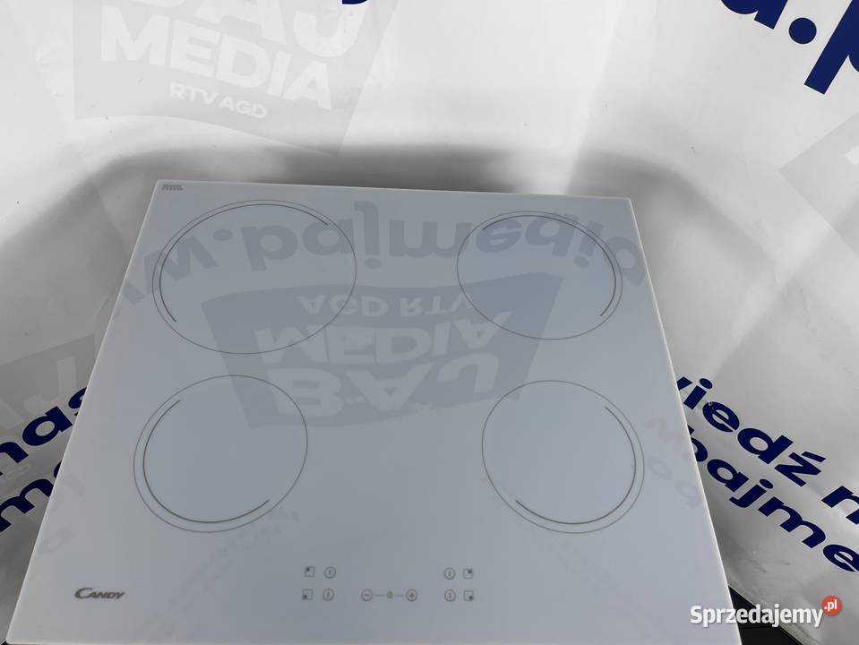 Biała perła Płyta ceramiczna do zabudowy Candy A Wiejca