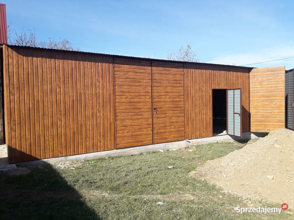 Garaż blaszany 7x6m Garaże Blaszane Wiaty Nieruchomości Bytom