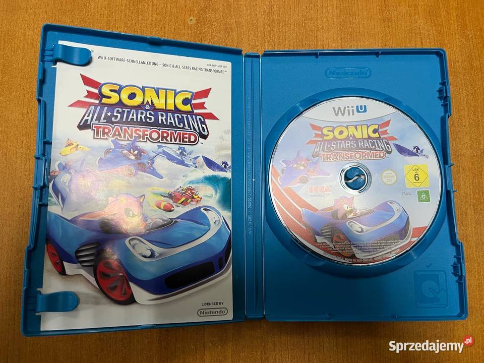 Sonic AllStars Racing Transformed Nintendo Wii U Konsole i automaty