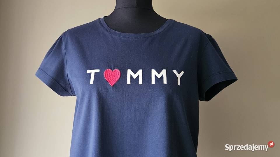 Tommy Hilfiger bluzka rozmiar M oversize krótki