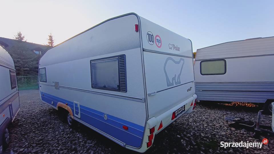 przyczepa kempingowa campingowa kemping OKAZJA Międzybrodzie Bialskie