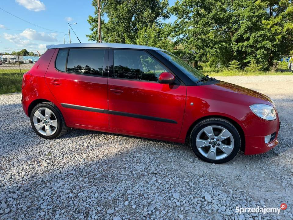Skoda Fabia SportLine 14 16v Niski Oryginalny czerwony Wieliszew