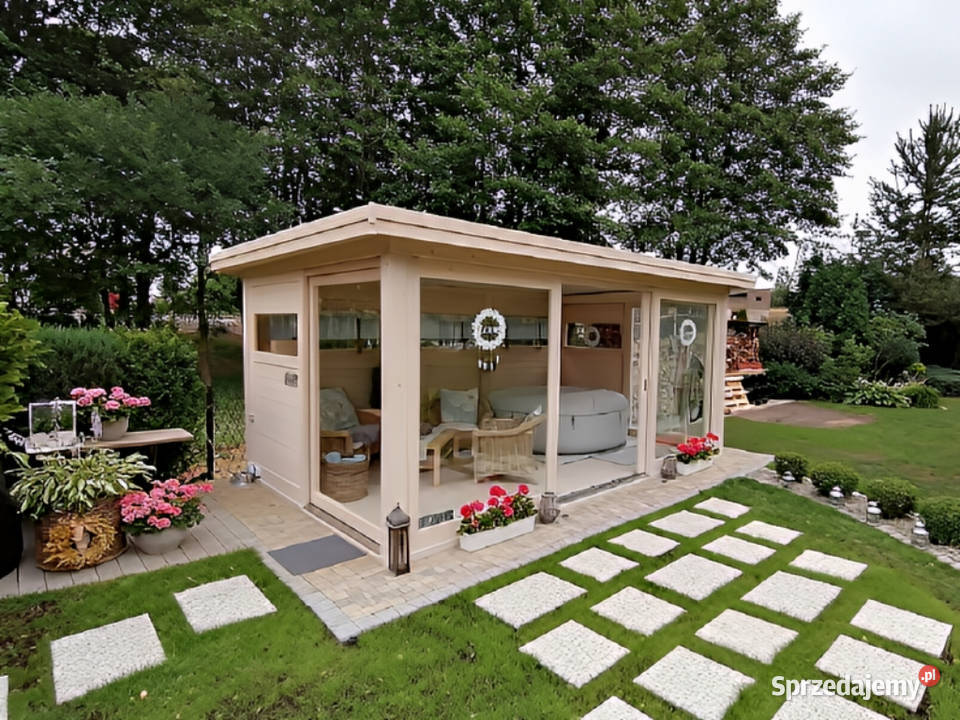 ALTANA 21 SZKLANA ALTANKA OGRODOWA DOMEK Parzymiechy