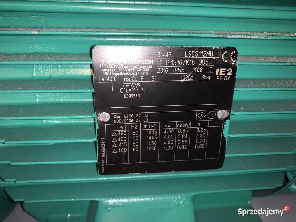Leroy Somer 4P LSES112MU 4kW Warszawa