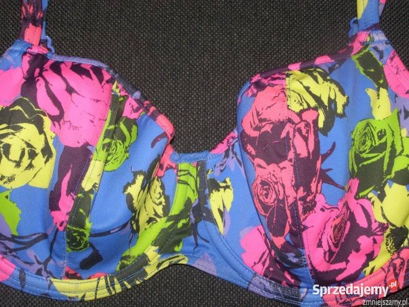 Strój kąpielowy staniczek 32G 70G Freya FLORAL 70cm Biustonosze Siedlce
