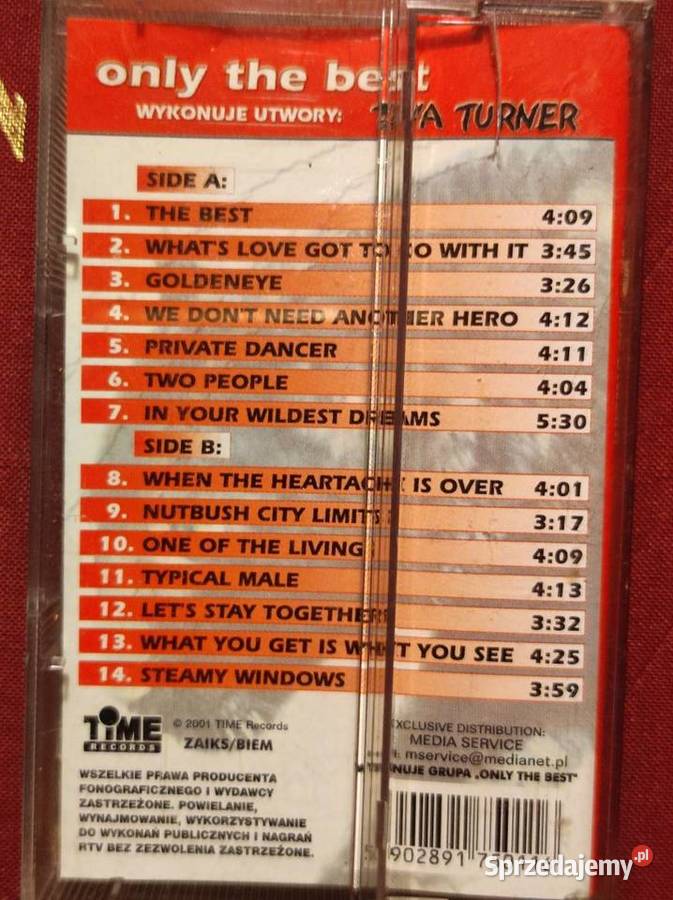 kaseta magnetofonowa Tina Turner only the best Kielce