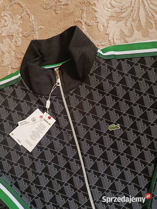 Komplet męski Lacoste Monogram kolor czarny czarny podlaskie Białystok