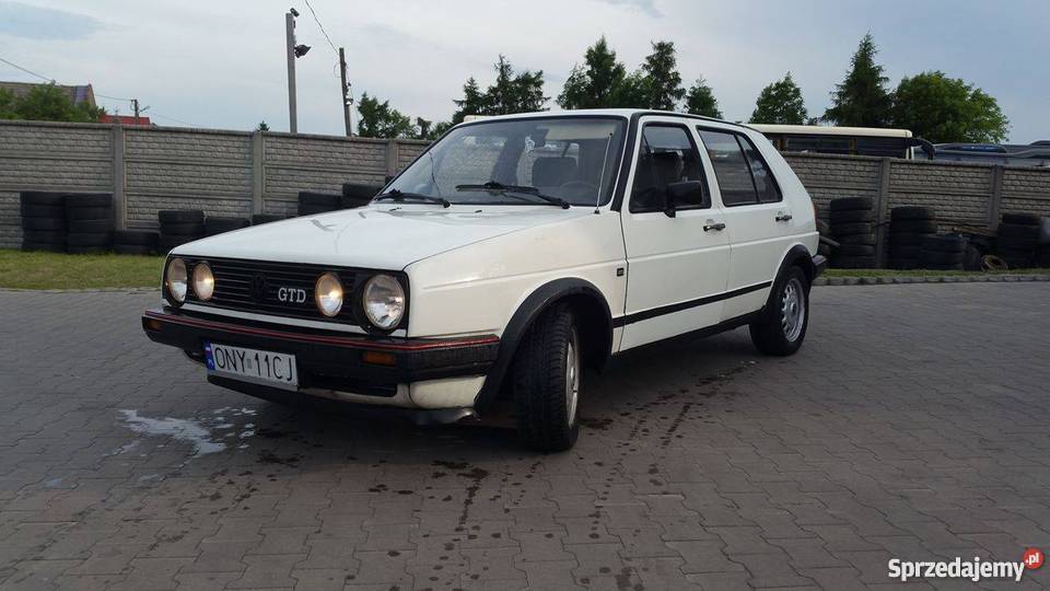 Volkswagen VW Golf 2 GTD 16TD GTI unikat welurowa tapicerka Skała