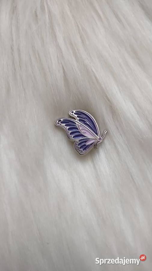 Pin broszka motyl Olkusz