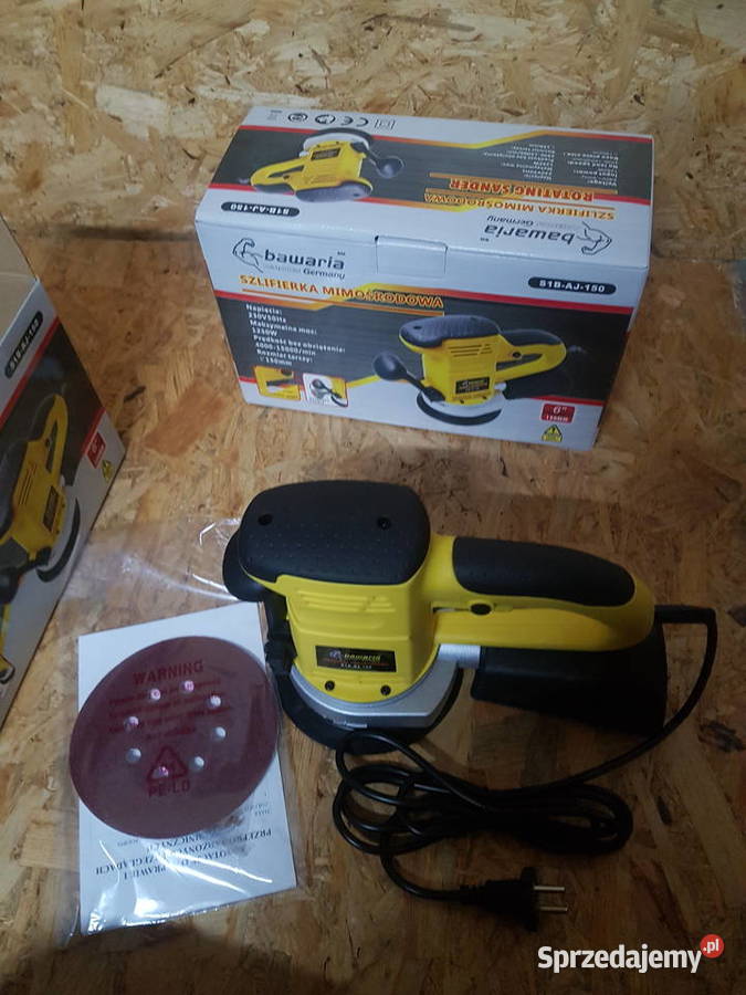 Szlifierka mimośrodowa Bawaria 1250W tarcza 150 Głogowa