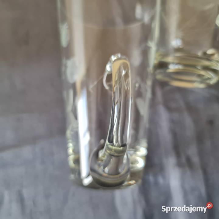 Szklanki z uchem Okres PRLu Warszawa