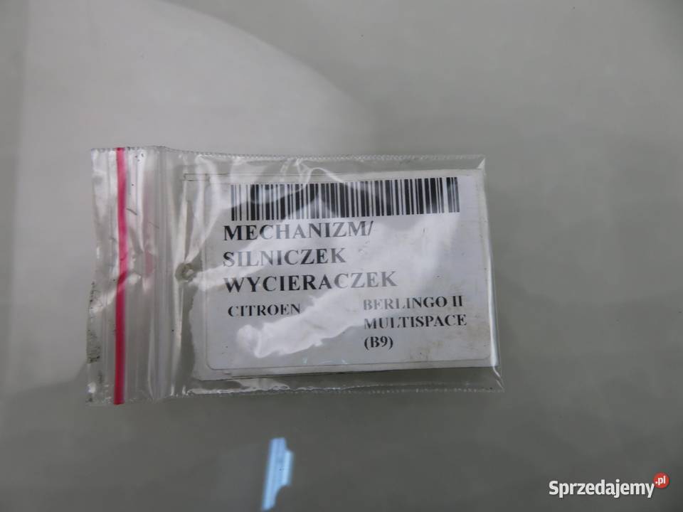 MECHANIZM WYCIERACZEK CITROEN BERLINGO II sprzedam
