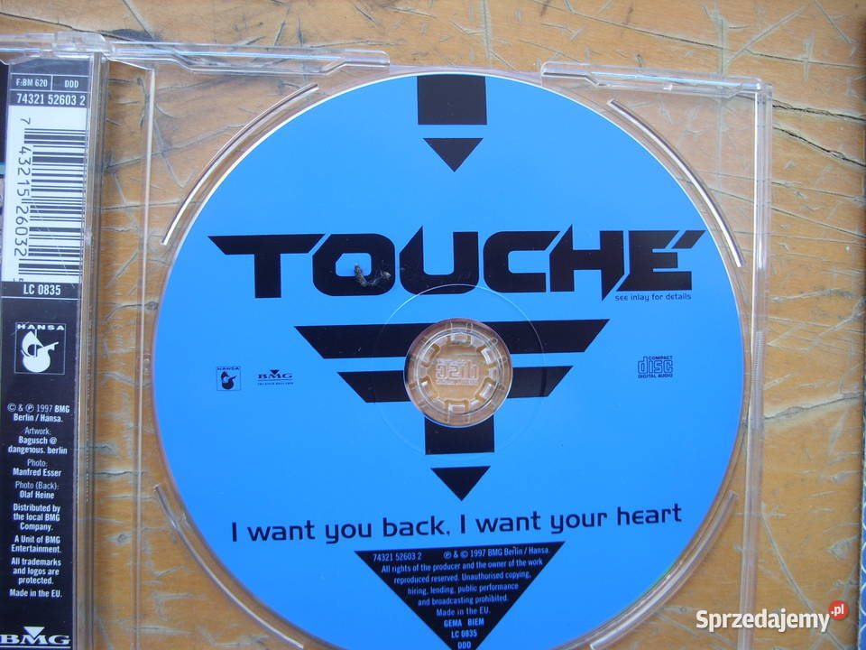 Singiel CD TOUCHE I WANT YOU BACK 1997 Płyty i kasety dolnośląskie